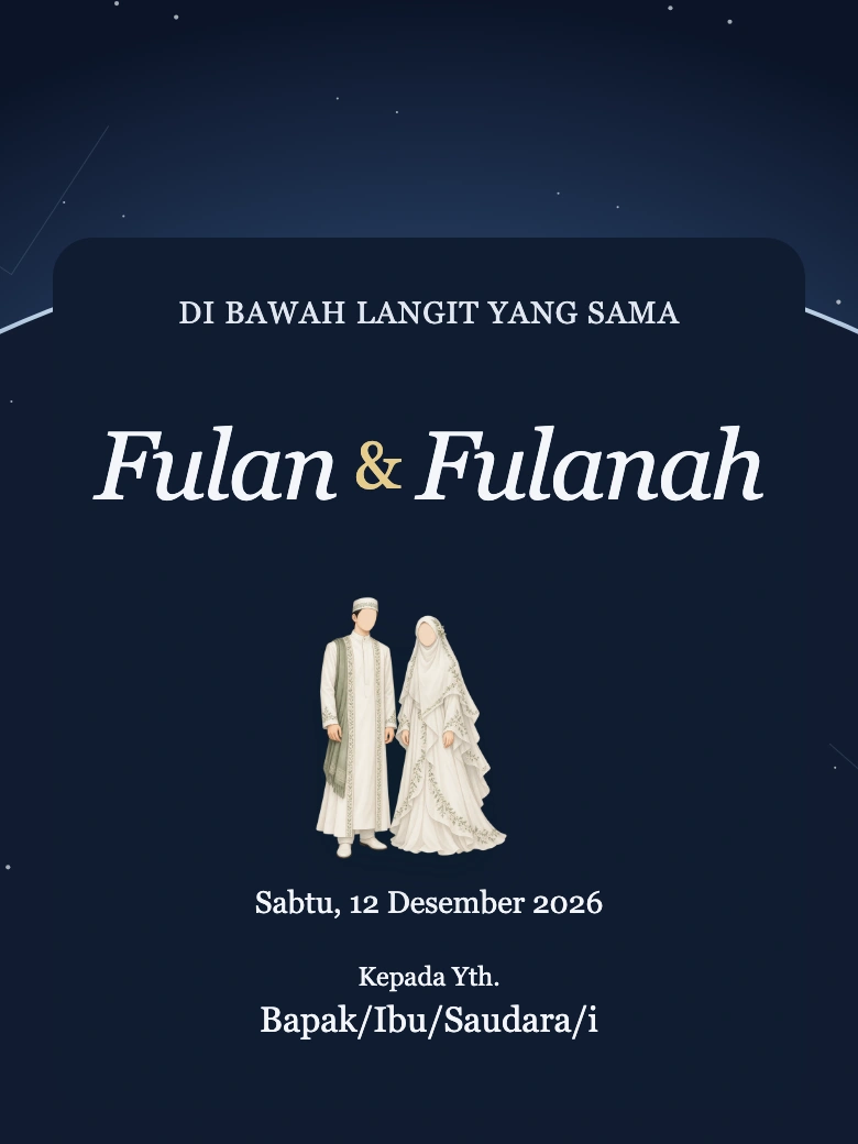 Template Qamar: malam, intim